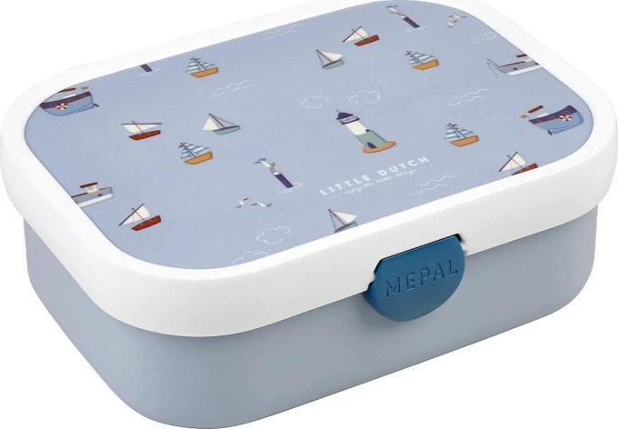 Mepal Svačinový box Campus Sailors Bay 750 ml, modrá barva, plast