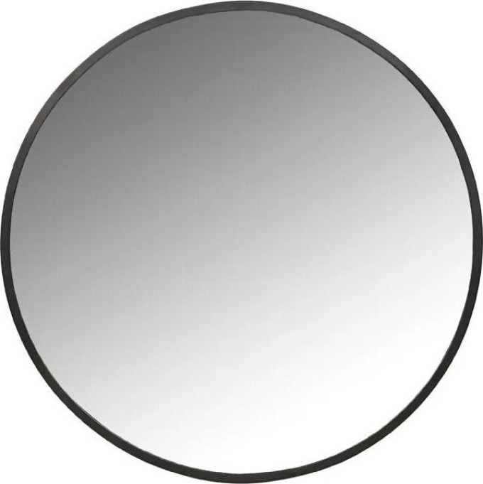 Villa Collection Kulaté zrcadlo s kovovým rámem Vardo Black 60 cm