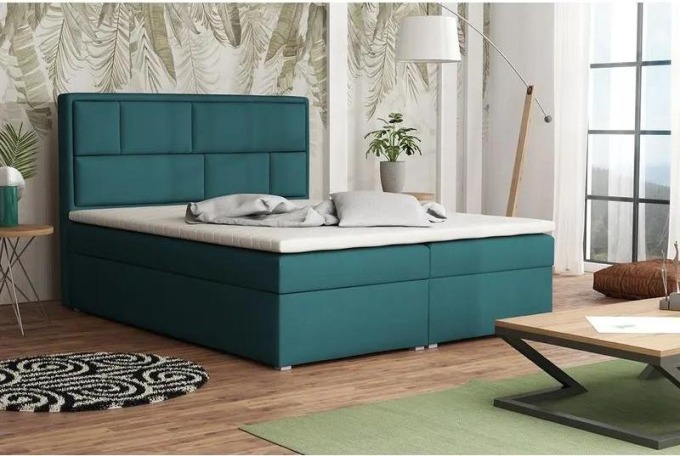 Kontinentální postel Nido Box, Rozměr postele: 180 x 200 cm, Potah: Victoria 14 863