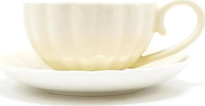 Béžový espresso šálek Royal Jardin