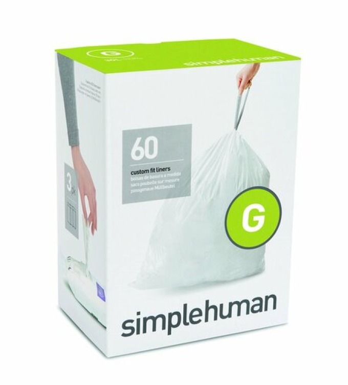 Simplehuman Sáčky do odpadkového koše G 30 l, 60 ks