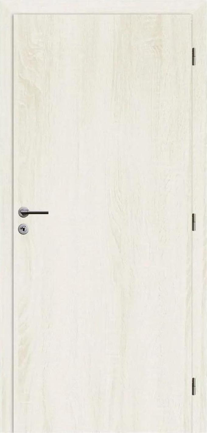 Solodoor Interiérové dveře 60 P, 650 × 1985 mm, fólie, pravé, Andorra white, plné