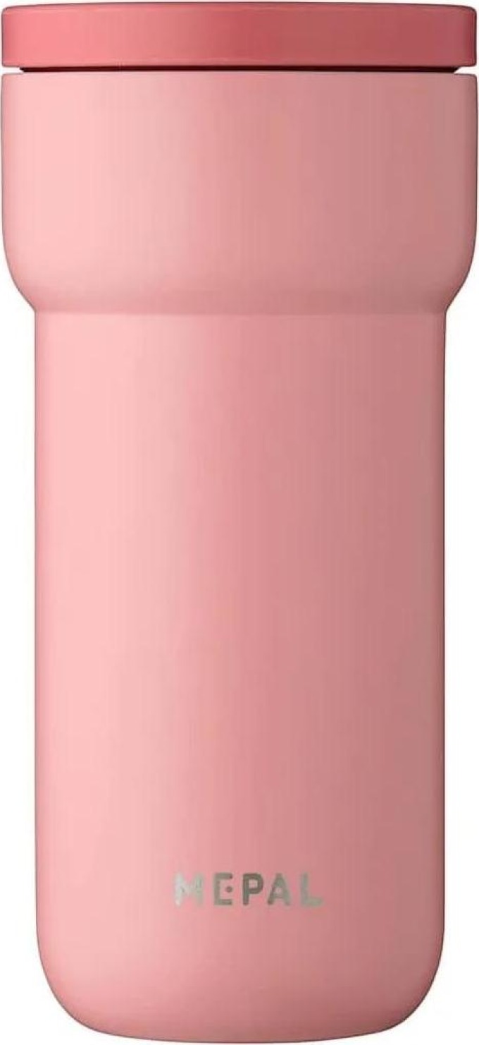 Mepal Cestovní termohrnek Ellipse Nordic Pink 375 ml, růžová barva, kov, plast