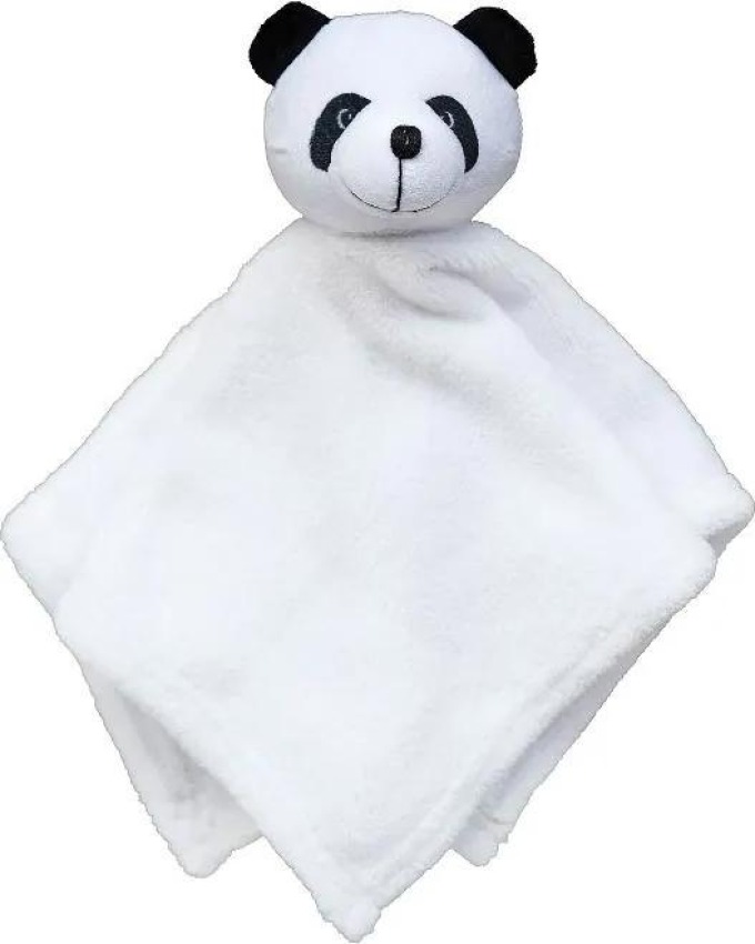 SCANquilt dětský muchláček ANIMAL panda černobílá 36 x 36 cm