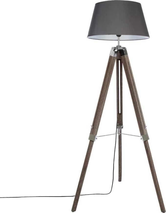Lampa Runo H145 se šedivým stínítkem