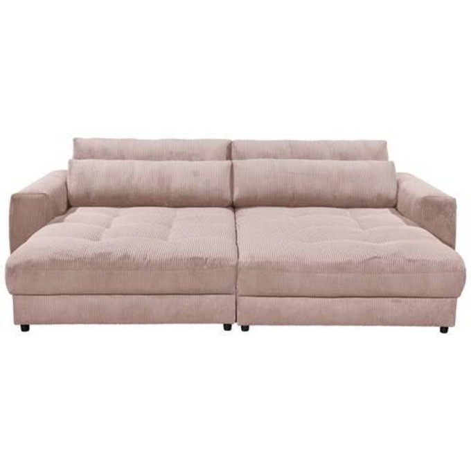 Mega Pohovka Loveseat Světle Růžová