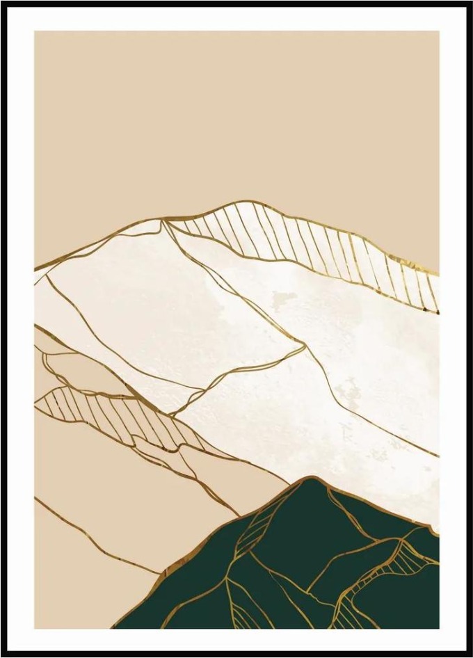 Plakát Zlaté pohoří II 40 x 50 cm
