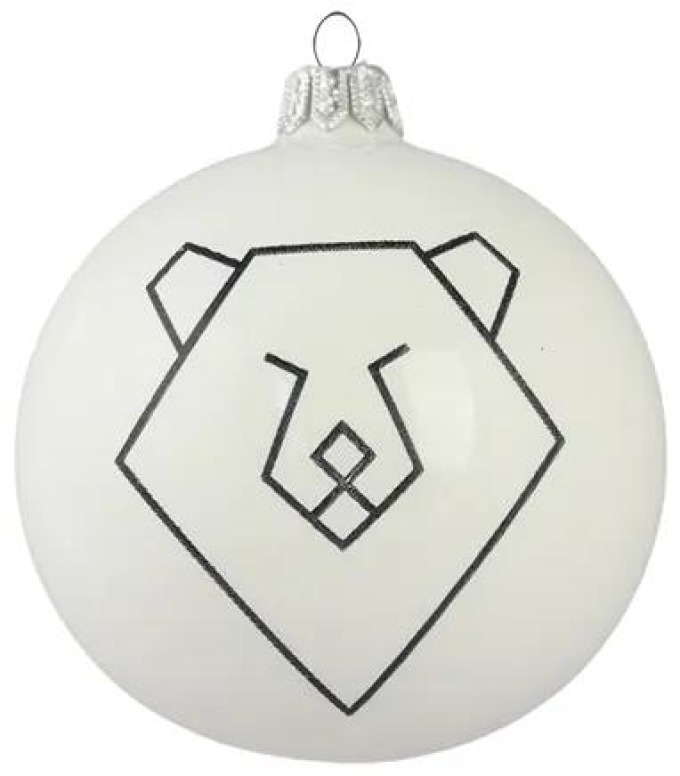 Baňka geometrie s medvědem