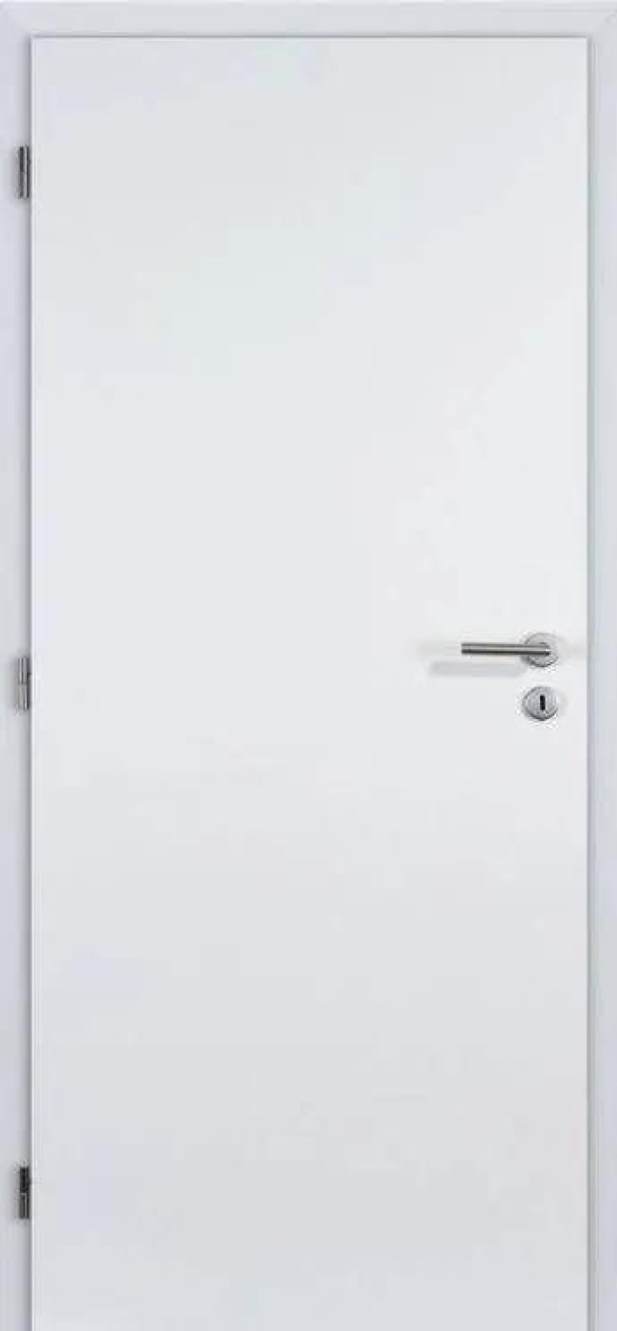 Doornite CPL Protipožární dveře 80 L, 820 × 1970 mm, CPL laminát, levé, bílé, plné