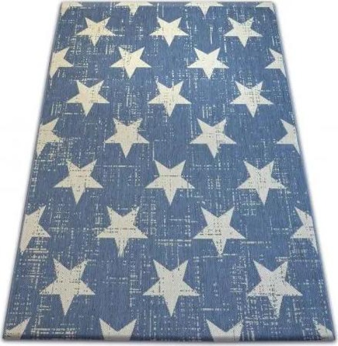 koberec FLAT 48648/591 SISAL hvězdy velikost 200x290 cm | krásné koberce cz