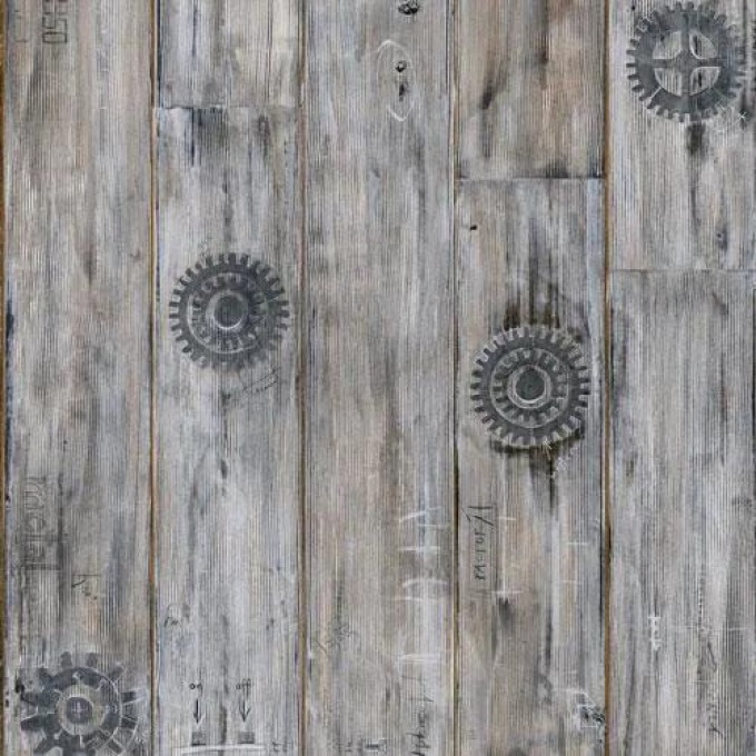 Samolepící fólie s vintage dřevěným vzorem o rozměrech 45 cm x 15 m, vhodné pro dekoraci interiéru