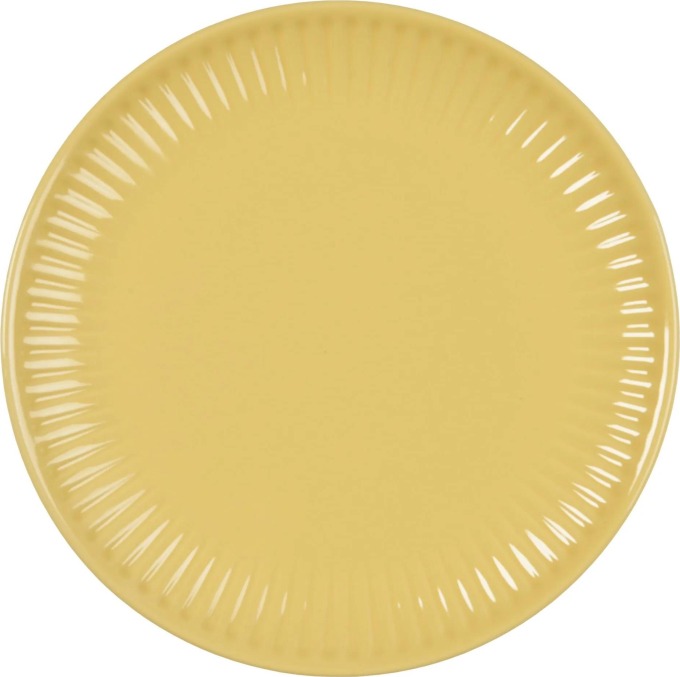 IB LAURSEN Dezertní talíř Mynte Lemonade 19,5 cm, žlutá barva, keramika