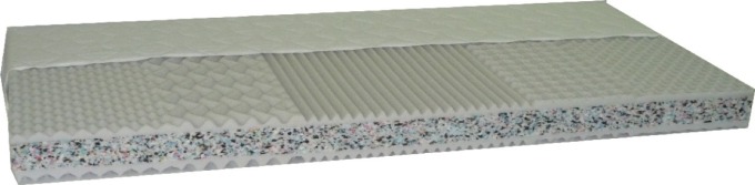 Matrace RIDGE, 200x80cm, potah froté