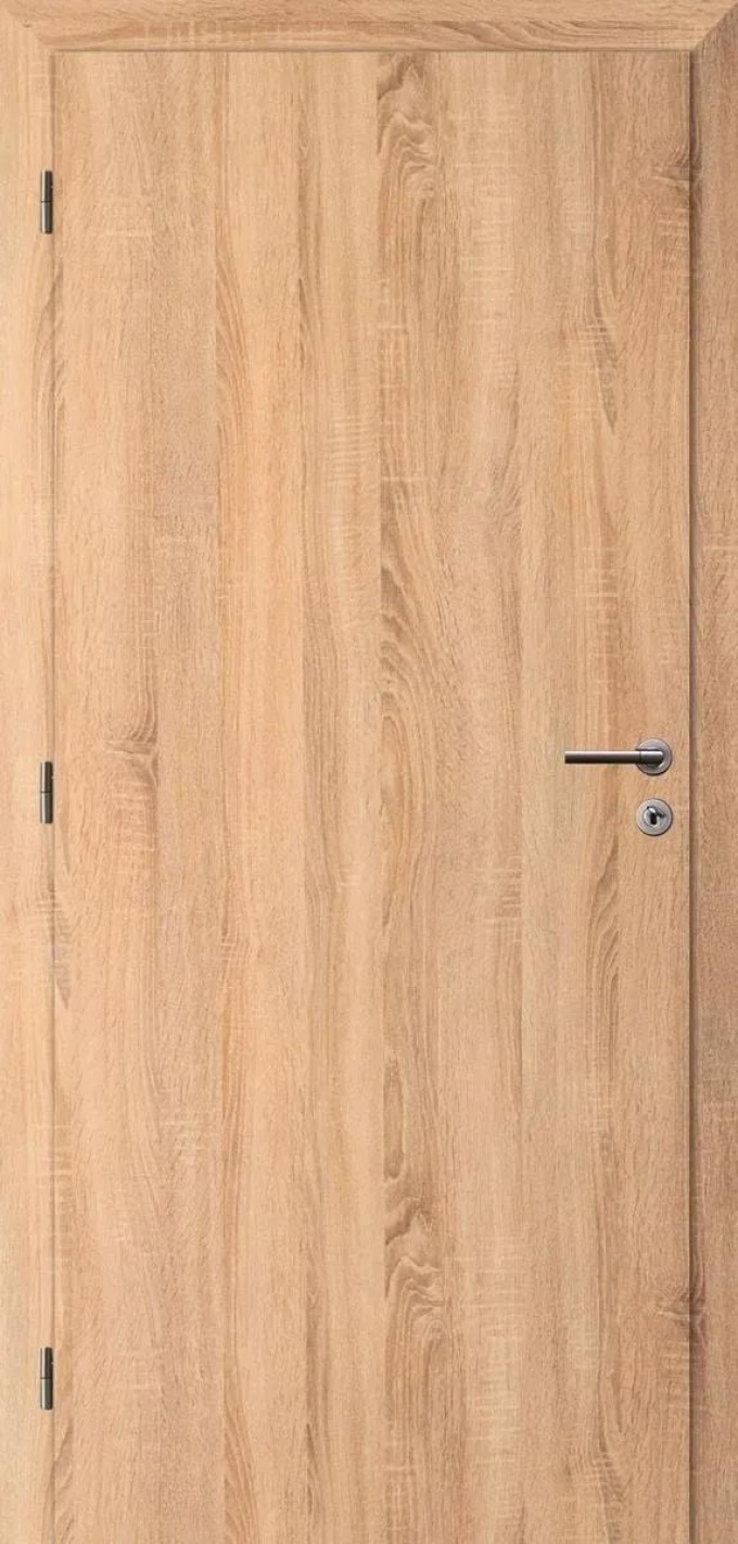 Solodoor Interiérové dveře 80 L, 850 × 1985 mm, fólie, levé, dub Mystic, plné