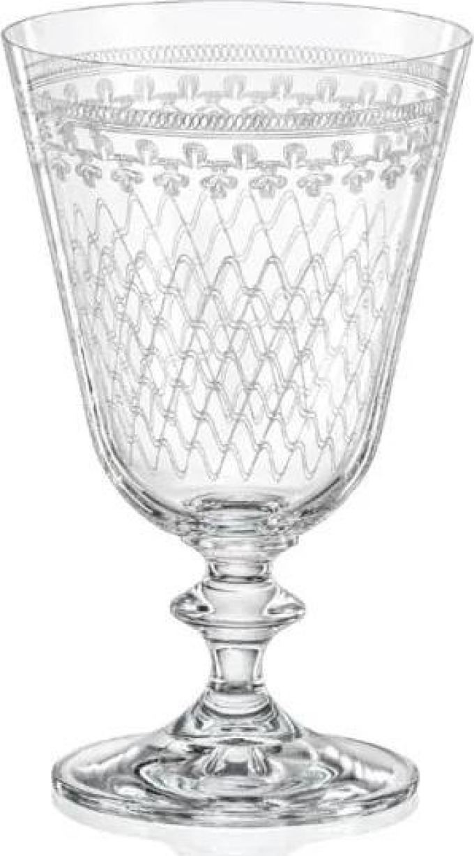 Crystalex - Bohemia Crystal Sklenice na bílé i červené víno Bella Madame Karolinka 350 ml, 6 ks