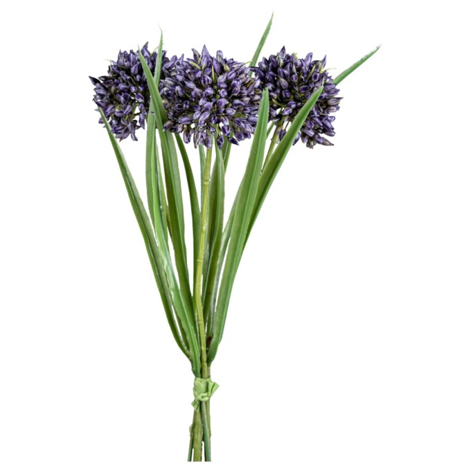 Umělá rostlina Allium, V:28cm,fialová