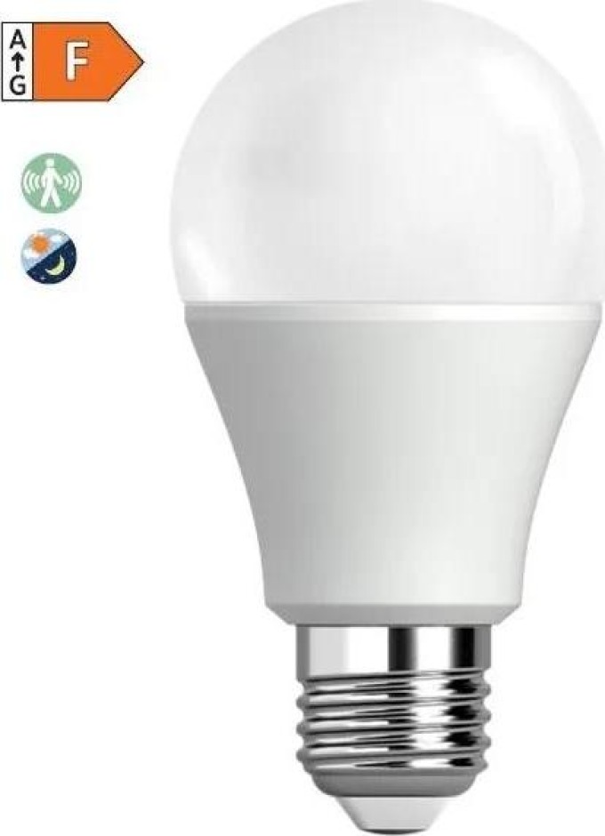 Diolamp SMD LED Smart Light-Sense A60 8W/E27/230V/3000K/710Lm/230°/soumrakový a pohybový senzor