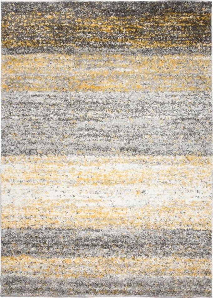 Kusový koberec shaggy Piska žlutý 60x100cm