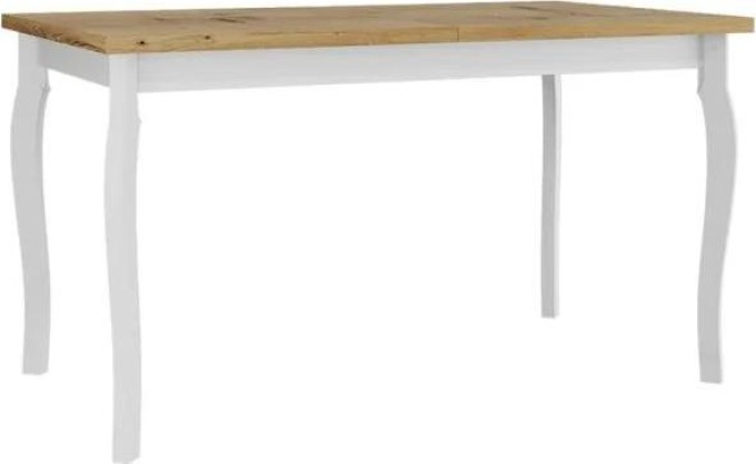 Jídelní stůl Diesel 80 x 140/180 V, Barva dřeva: dub artisan - L, Barvy nožiček: Bíla