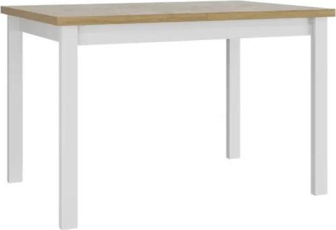Rozkládací stůl Diesel 80 x 120/150 I, Barva dřeva: sonoma-L, Barvy nožiček: Bíla