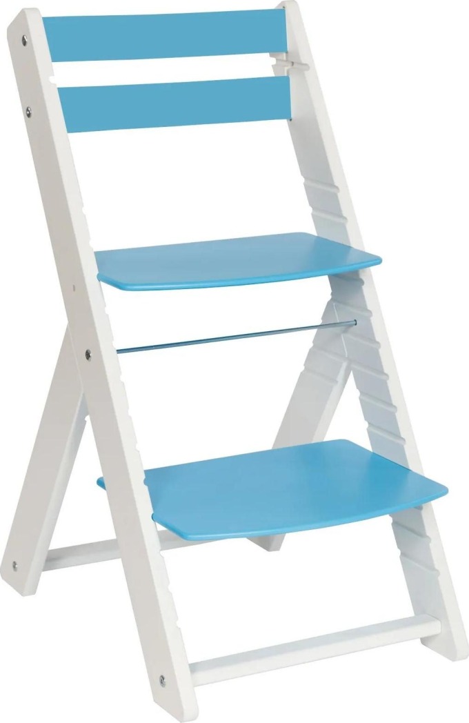 Wood Partner Rostoucí židle Vendy - bílá / modrá