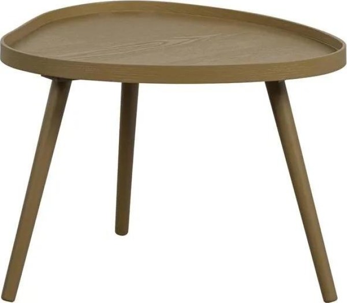 Dřevěný odkládací stolek v organickém tvaru Mae