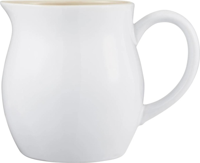 IB LAURSEN Džbán Mynte Pure White 2,5 l, bílá barva, keramika