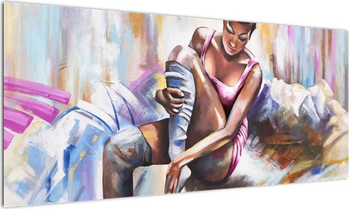 Obraz tanečnice (100x40cm)