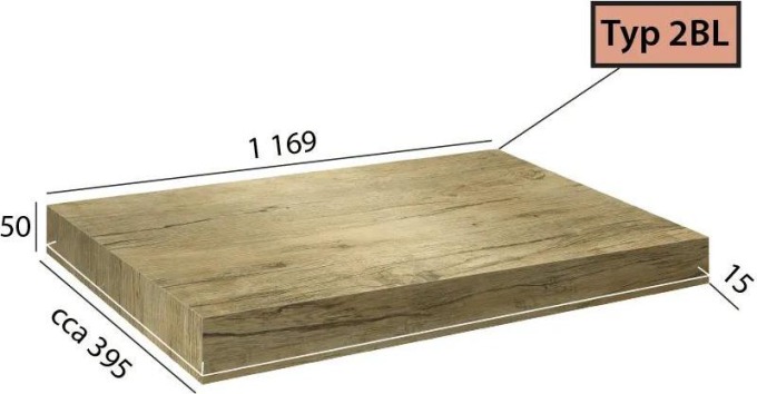 Vinylové schody Ecoline Step 2BL - 9504 Buk rustikal