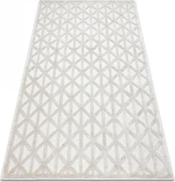 koberec SANTO SISAL 58500 Trojúhelníky, geometrická béžový velikost 180x270 cm | krásné koberce cz