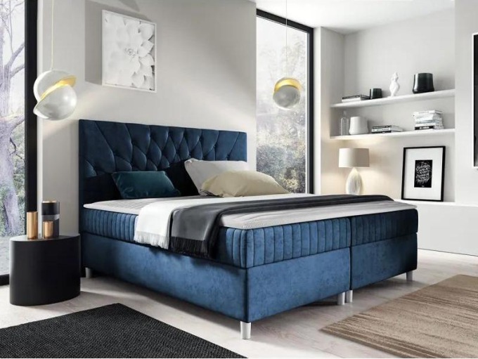 Kontinentální postel Nilezi, Rozměr postele: 140x200, Barva:: Manila 26