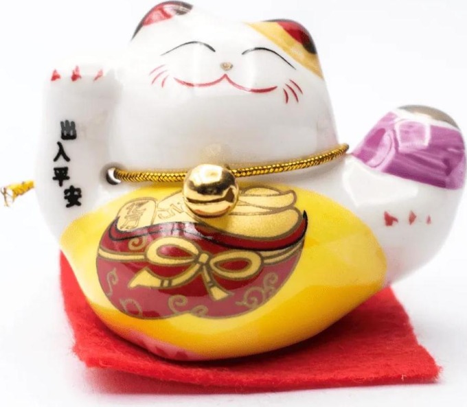 Milujeme Kameny Maneki neko - mávající kočička - Kimia - feng shui