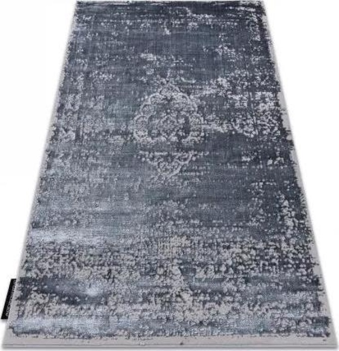 Moderní koberec DE LUXE 2083 ornament vintage Strukturální šedá velikost 160x220 cm | krásné koberce cz