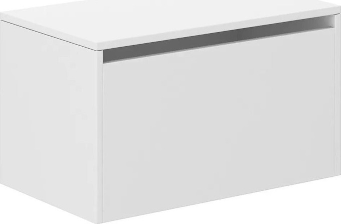 Dětský úložný box bílý 40x40x69 cm