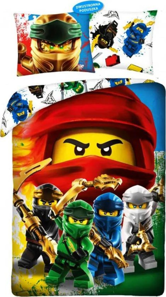 Halantex Dětské povlečení LEGO NINJAGO BOJOVNÍCI LEG-895BL