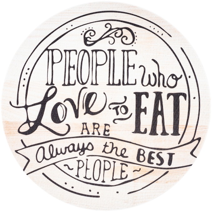 Prostírání Iva People who love eat, 38 cm