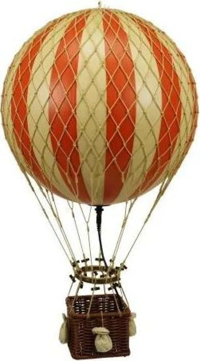 Designové LED světlo horkovzdušný balón Sunset Sunrise 30cm