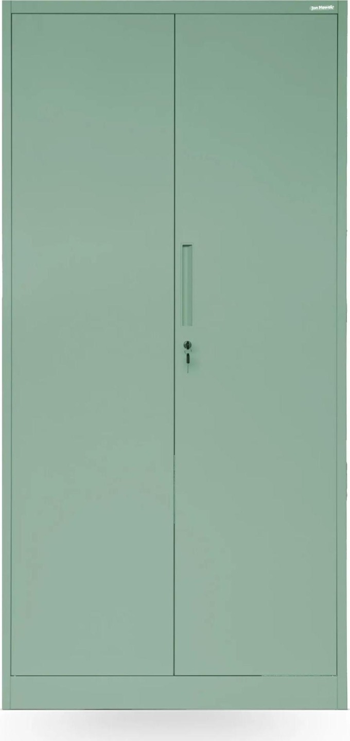 JAN NOWAK Uzamykatelná úložná skříň DAWID, 900 x 1850 x 450 mm, Fresh Style: pastelově zelená