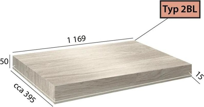 Vinylové schody Ecoline Step 2BL - 9502 Kaštan bělený