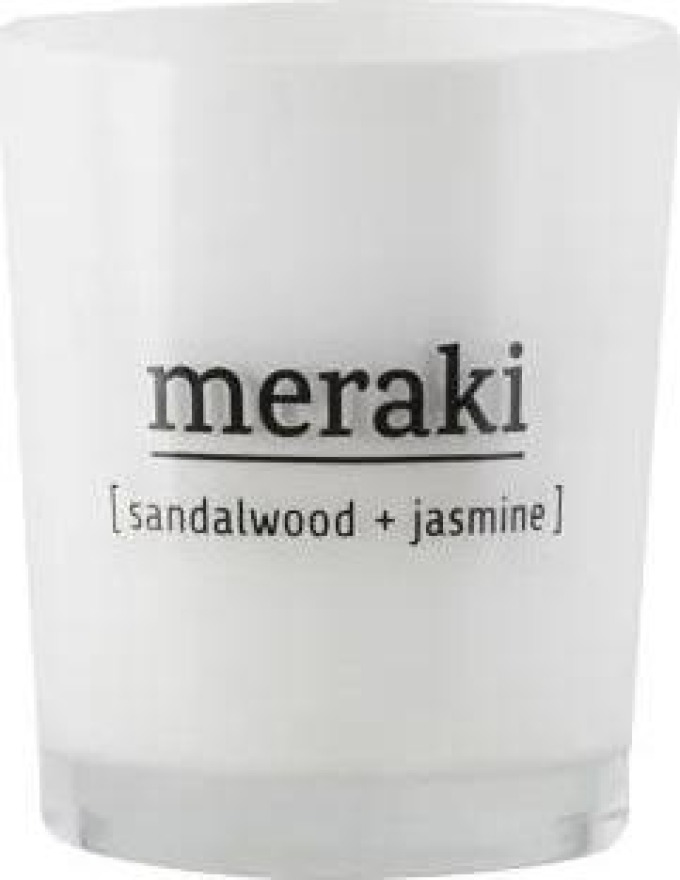 Vonná svíčka Sandalwood & Jasmin Meraki