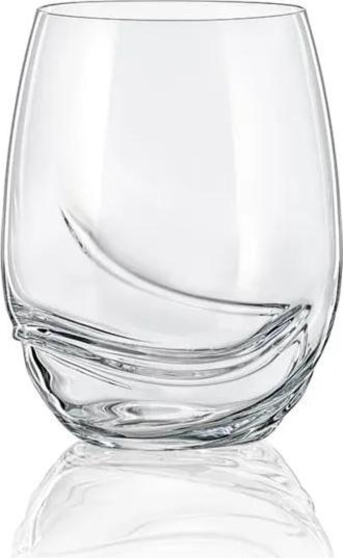 Crystalex - Bohemia Crystal Sklenice na víno Turbulence 500 ml, 2 ks