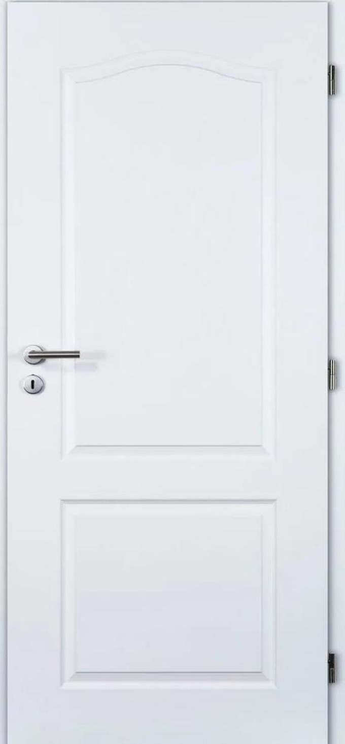 Doornite Claudius Interiérové dveře 80 P, 846 × 1983 mm, lakované, pravé, bílé, plné