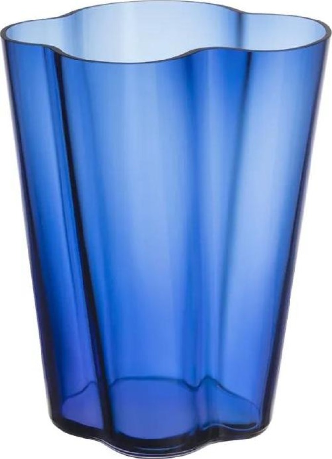 Váza Alvar Aalto 270mm, ultramarínová modrá