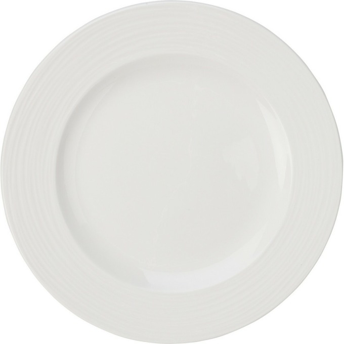 Porcelánový jídelní talíř White, pr. 27 cm