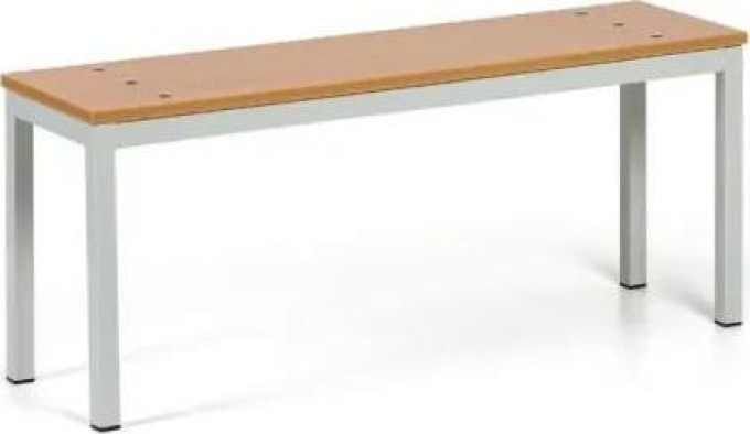 Šatní lavice, sedák - lamino, délka 1000 mm, buk