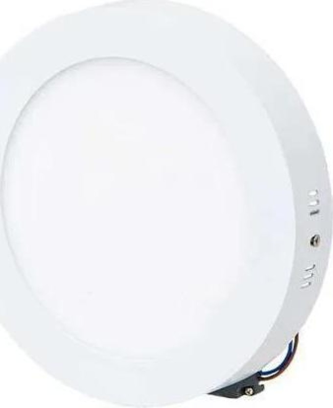 Ecolite LED-CSL-12W/4100 Bílý přisazený LED panel 175mm 12W denní bílá