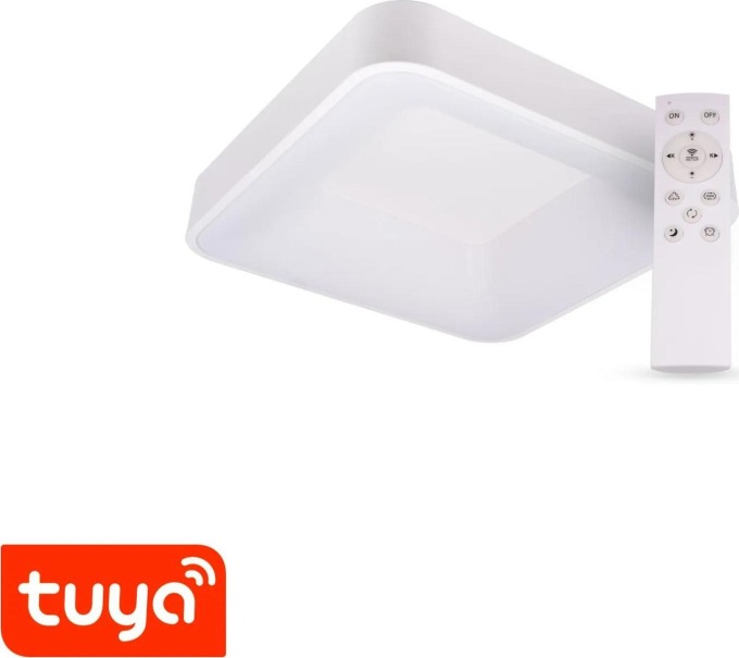 T-LED SMART Tuya LED svítidlo ZULU 32W CCT hranaté bílé SMART Tuya LED svítidlo ZULU 32W CCT hranaté bílé