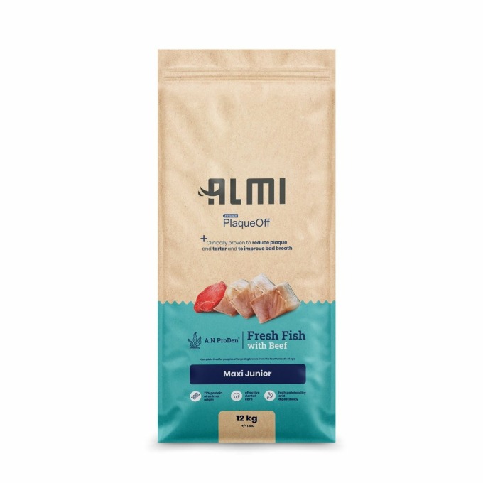 ALMI Maxi Junior Granule s mořskou řasou, 12 kg