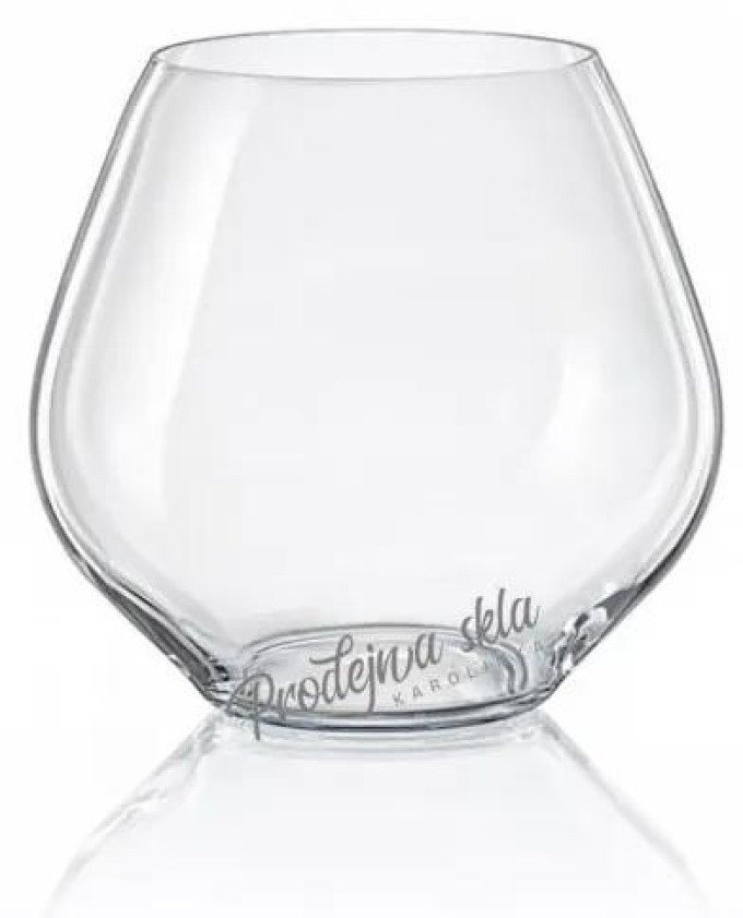 Crystalex - Bohemia Crystal Sklenice na rum, víno i nealko Amoroso 440 ml, 2 ks