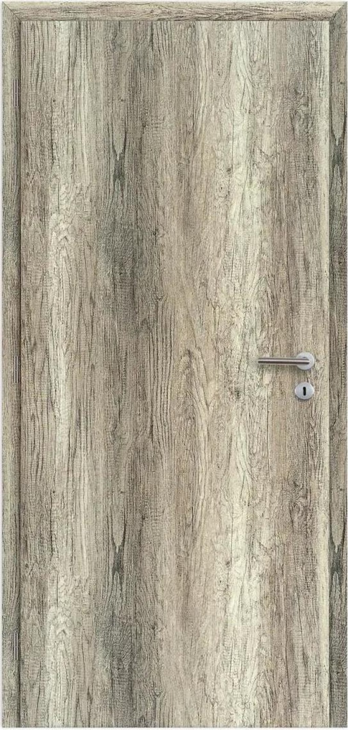 Doornite Interiérové dveře 80 L, 846 × 1983 mm, fólie, levé, dub Grand, plné